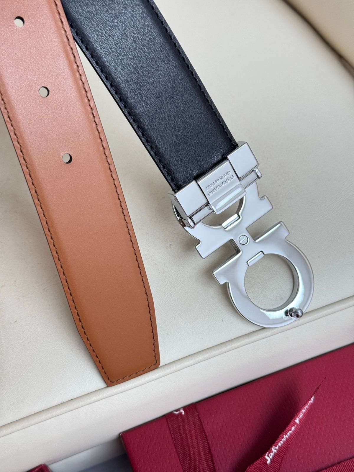 FERRAGAMO ダブルGバックル ベルト 12542205_59662231_600.jpg