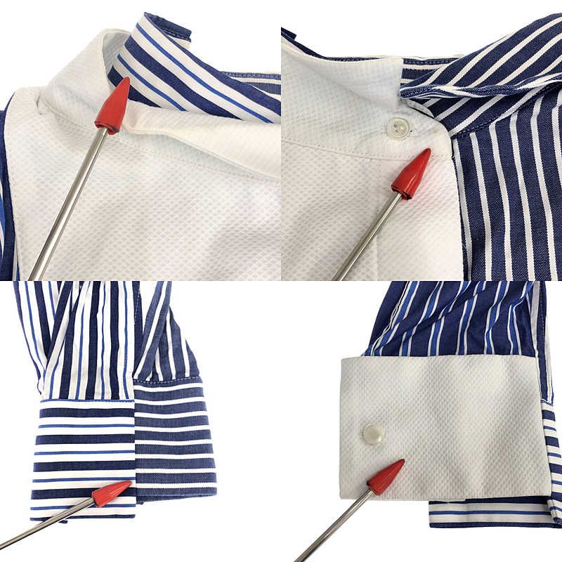 美品　サカイ　ロングシャツワンピース　ホワイト　サイズ1 日本製 美品 サカイ ロングシャツワンピース ホワイト サイズ1 日本製