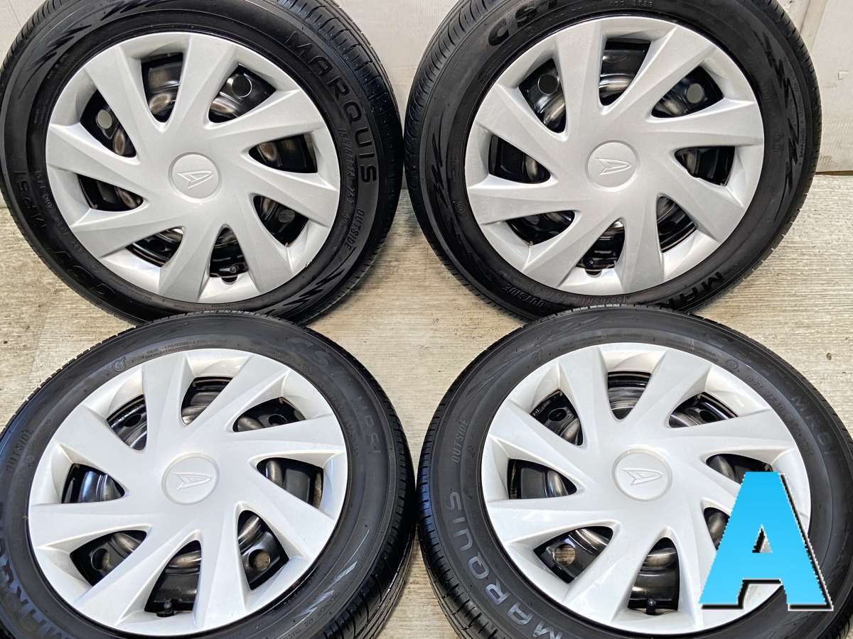 155/65R14 MARQUIS CST MR61 ダイハツ純正 14x4.5 100-4穴 中古タイヤ 