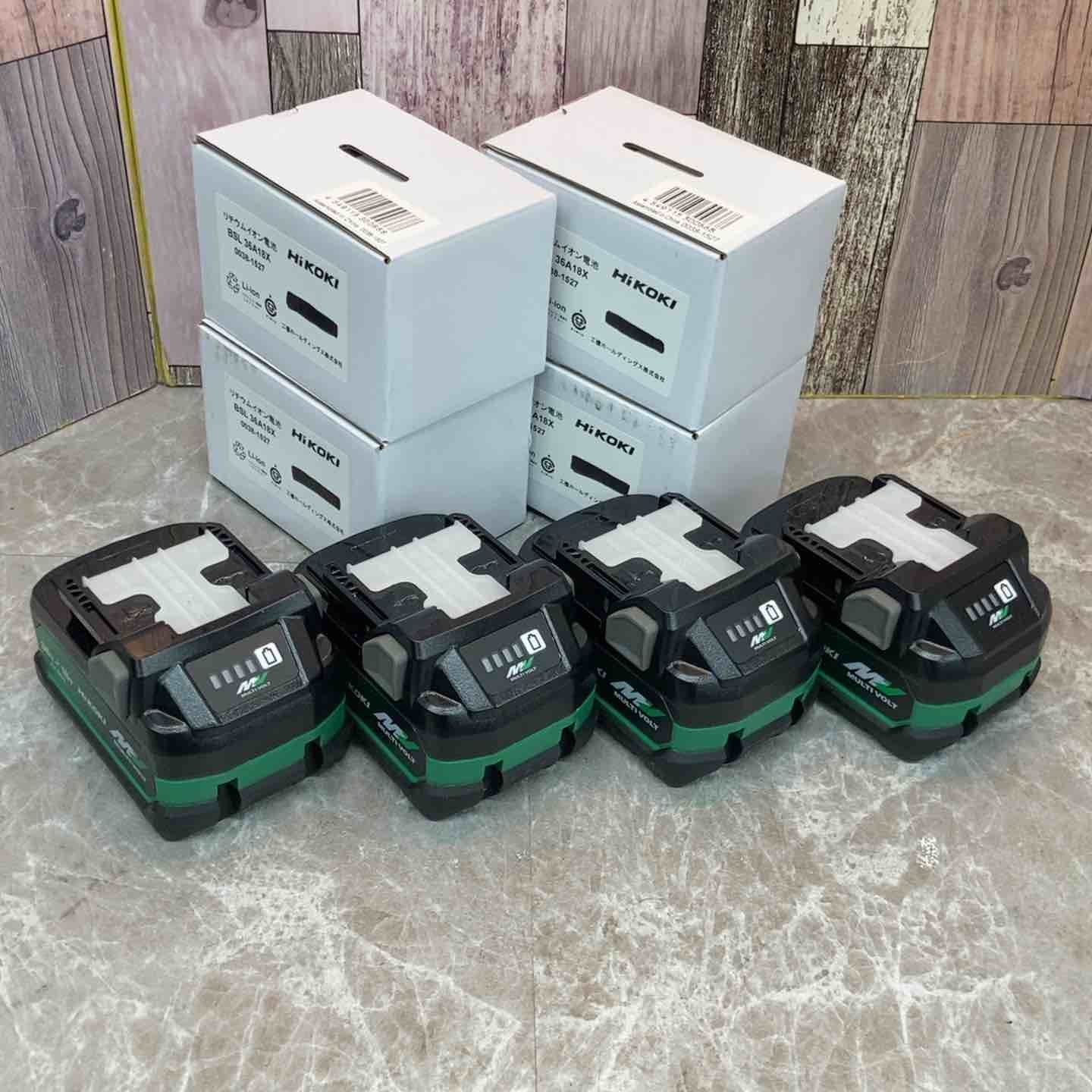 ハイコーキ HIKOKI 旧 日立工機 リチウムイオンバッテリー 36V|2.5Ah BSL36A18X 4個セット 八潮店