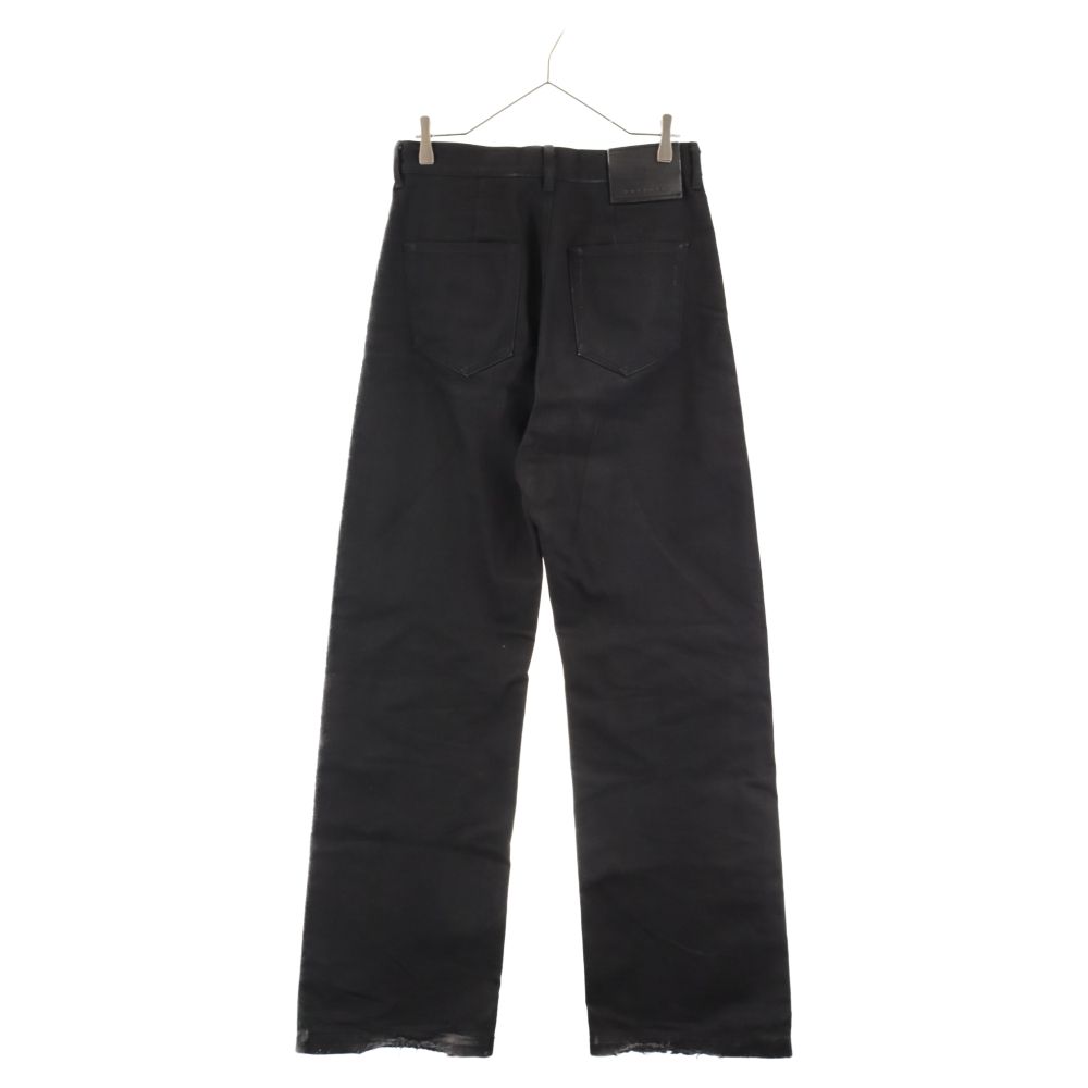 Rick Owens (リックオウエンス) 21AW GETH JEANS ゲスデニムパンツ ブラック RR02A-5309-HBLKJP