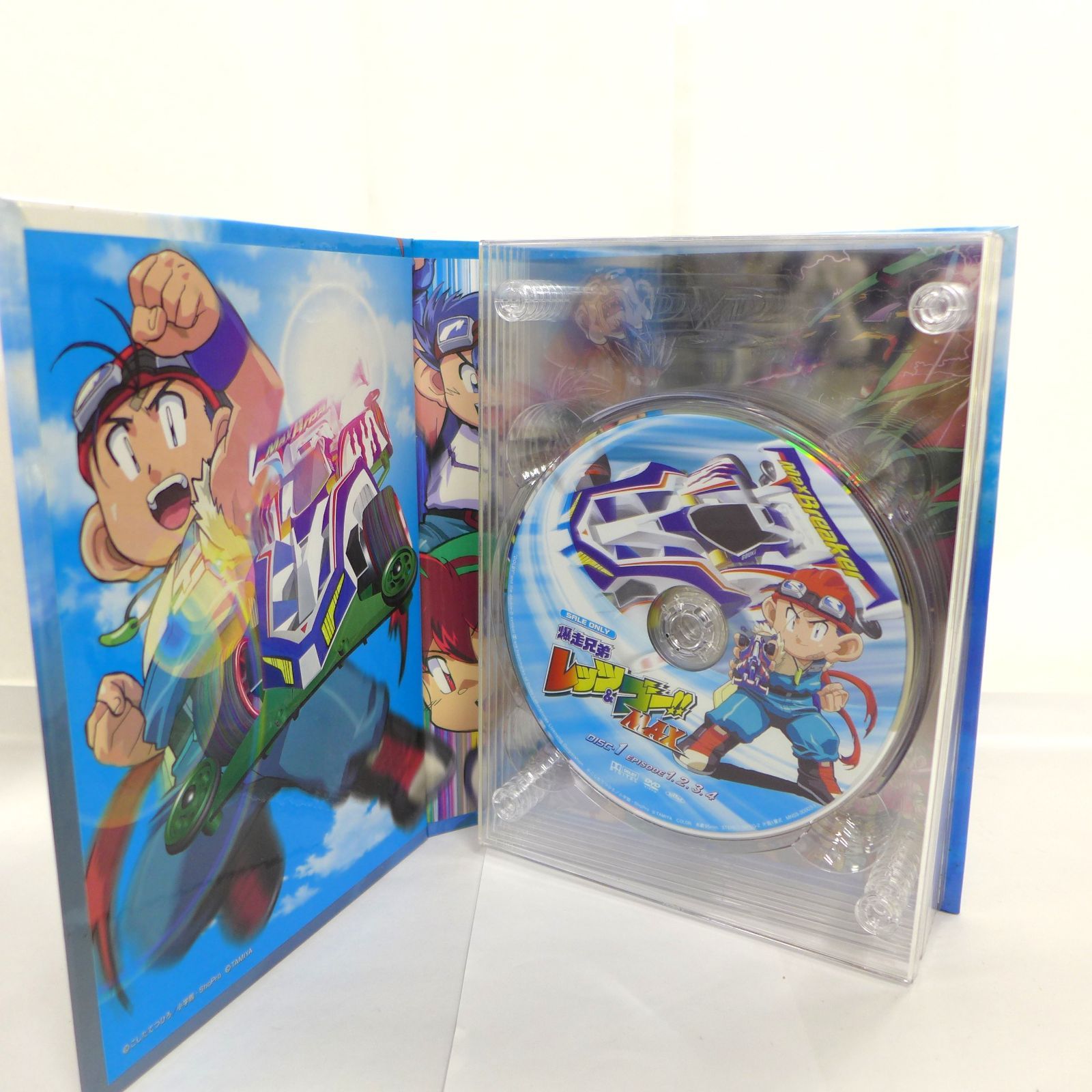 爆走兄弟レッツ&ゴー!!MAX DVD-BOX 13枚セット&フィギュアセット 爆走兄弟レッツ&ゴー!!MAX DVD-BOX 13枚セット&フィギュアセット