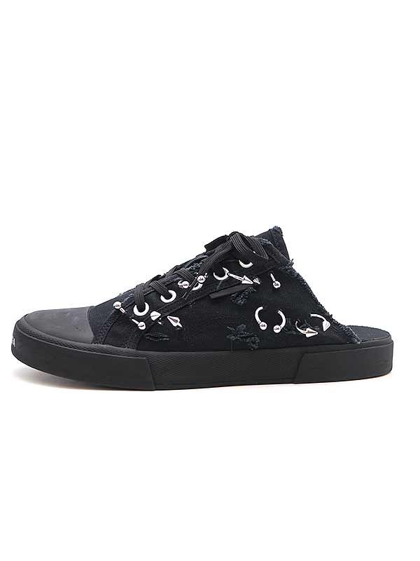 BALENCIAGA バレンシアガ 23AW PARIS MULE DEST PIERCING W