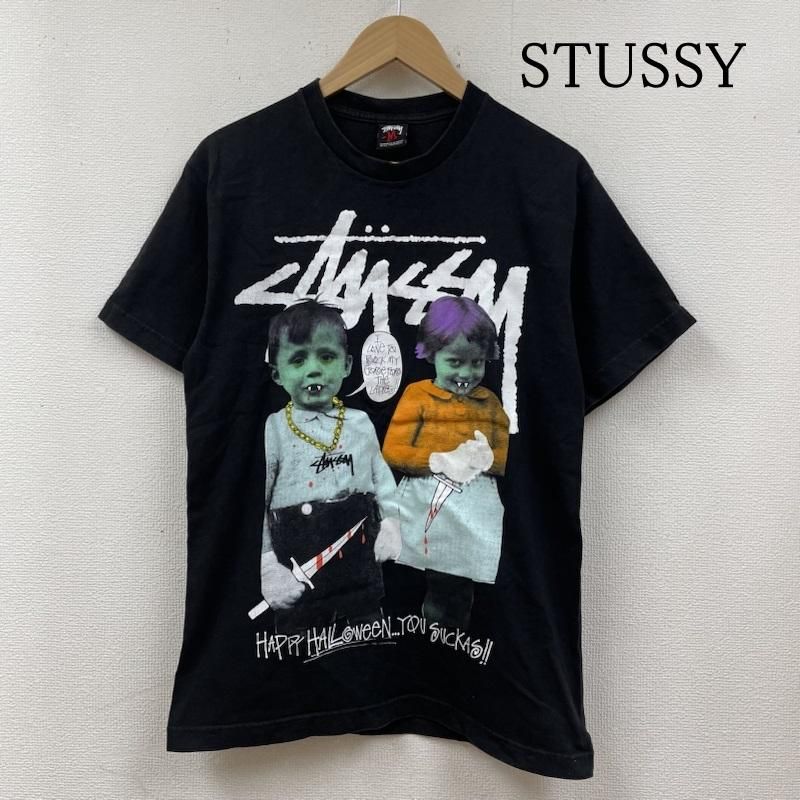 STUSSY ステューシー Tシャツ 半袖 半袖 Tシャツ 00s ホラー キッズフォト プリント メキシコ製 ハロウィン - メルカリ