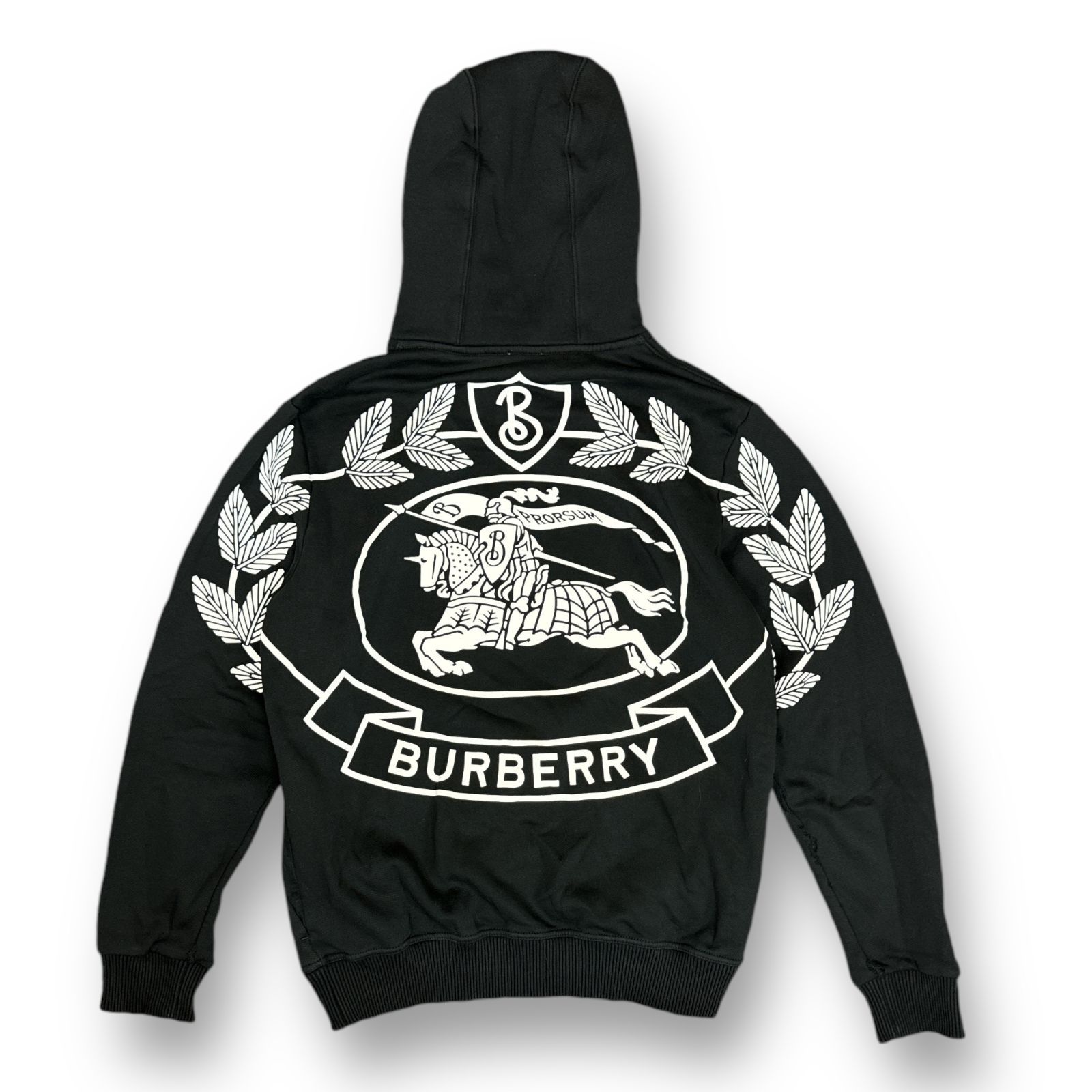 国内正規 BURBERRY EKD PRINT COTTON BLEND HOODIE プリント