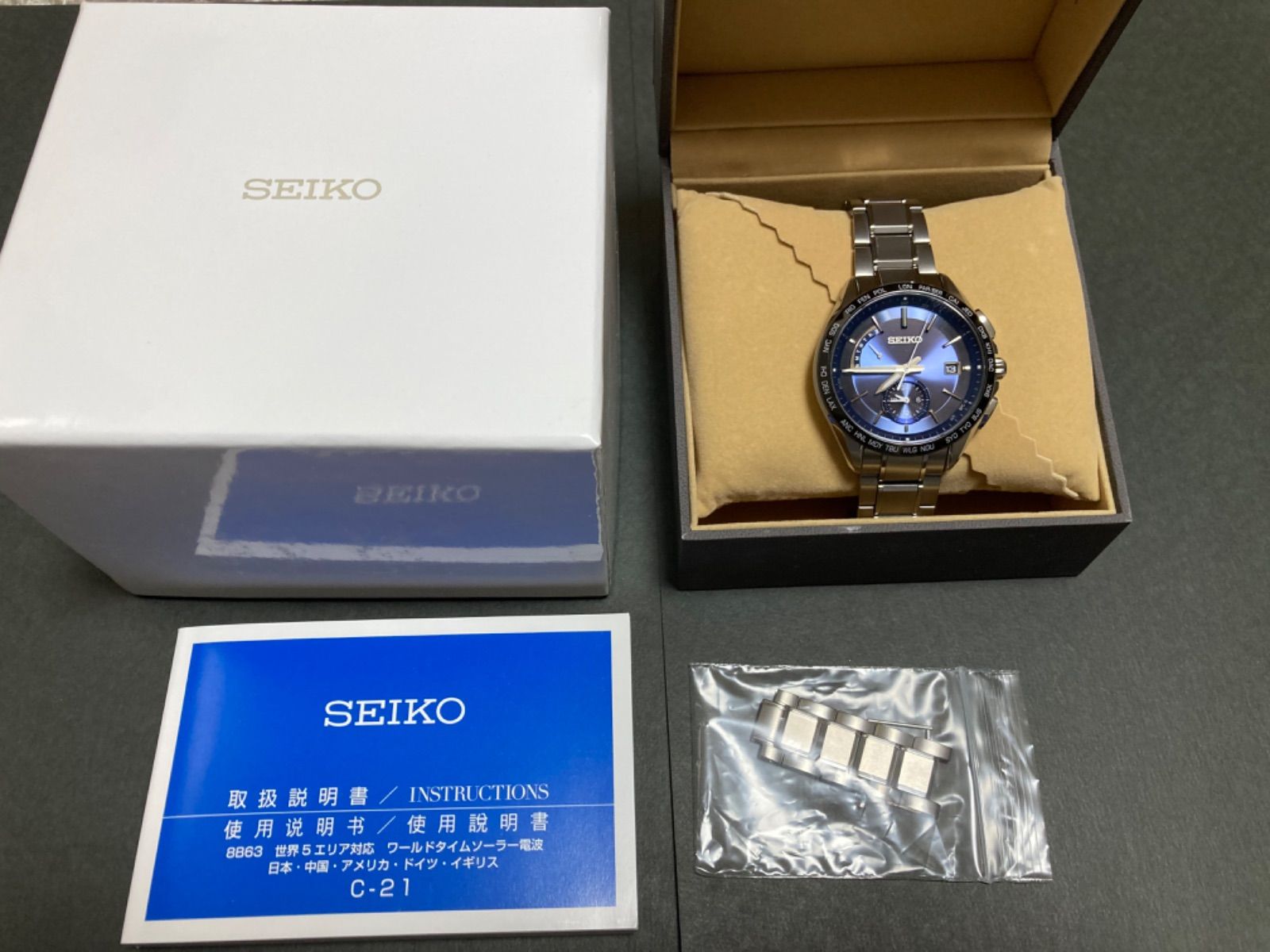 美品】 SEIKO ブライツ チタンソーラー電波 SAGA231 - メルカリ