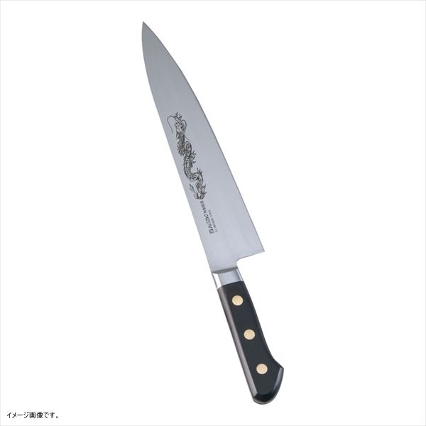 新品】Misono(ミソノ) スウェーデン鋼(龍彫刻入)牛刀 No.113M/24cm