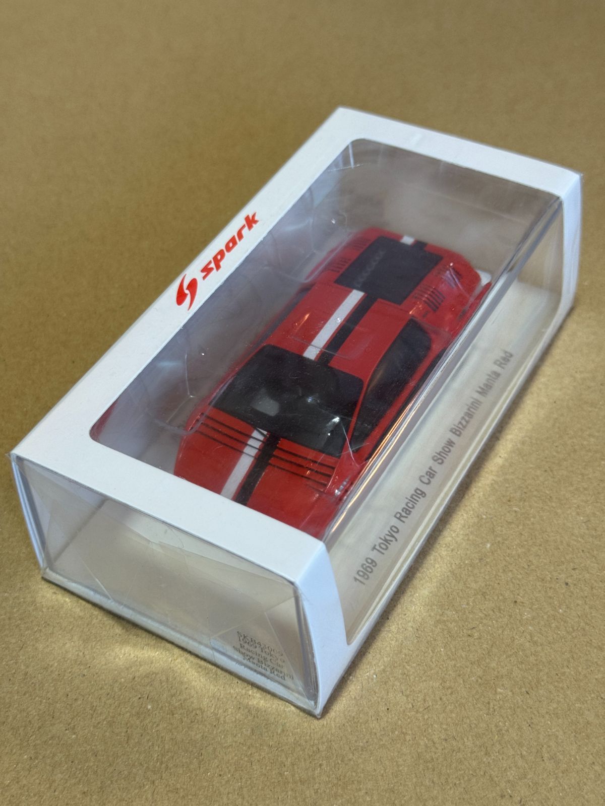 新品 スパーク KIDOBOX特注 1/43 ビッザリーニ マンタ 1969 東京レーシングカーショー レッド BIZZARRINI MANTA  RED TOKYO RACING CAR SHOW 1969 9580006537096 SKB43009 - メルカリ