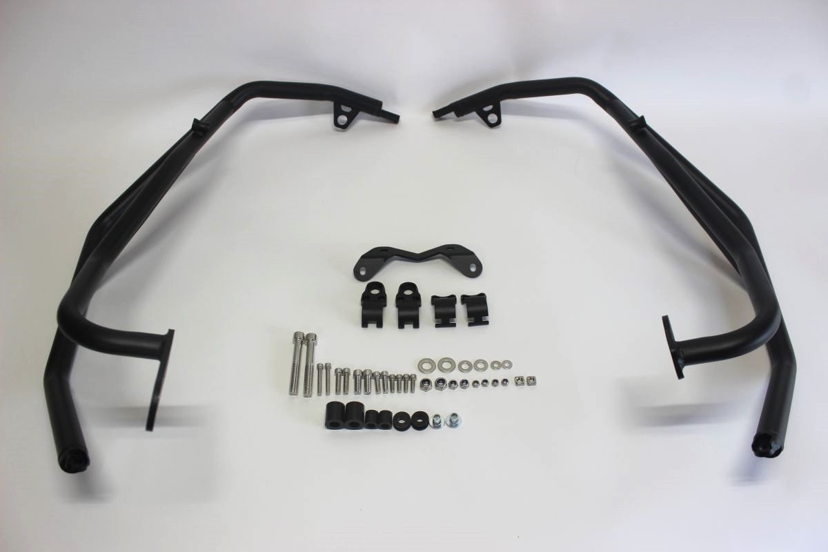 BMW用 M1000XR 2025 以降 ステンレス アッパー＆アンダー エンジンガード set 黒艶なし