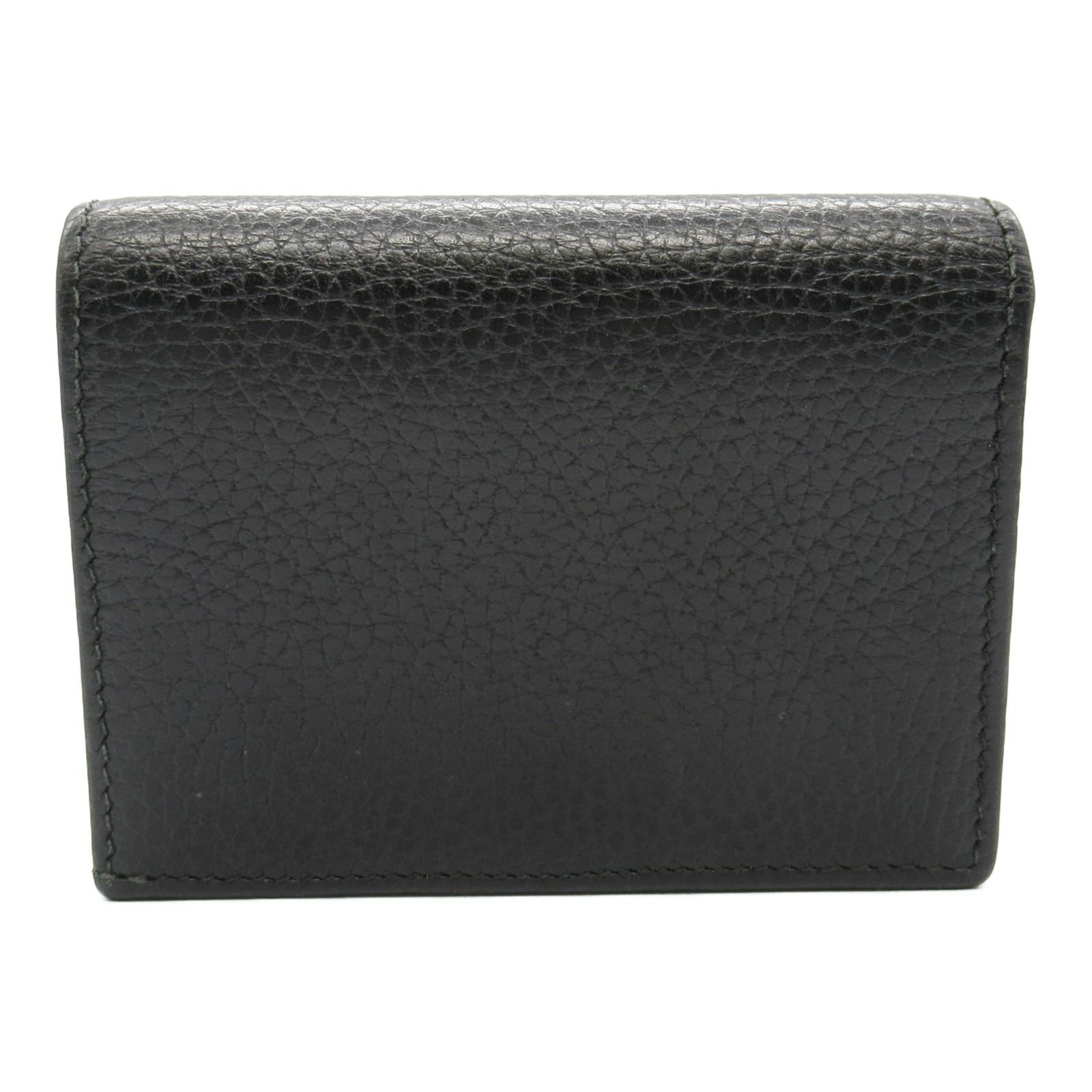 GUCCI ダブルGブラック 二つ折り財布 グッチ 日本限定 ダブルG 二つ折り財布 ブラック レザー | GUCCI® JP