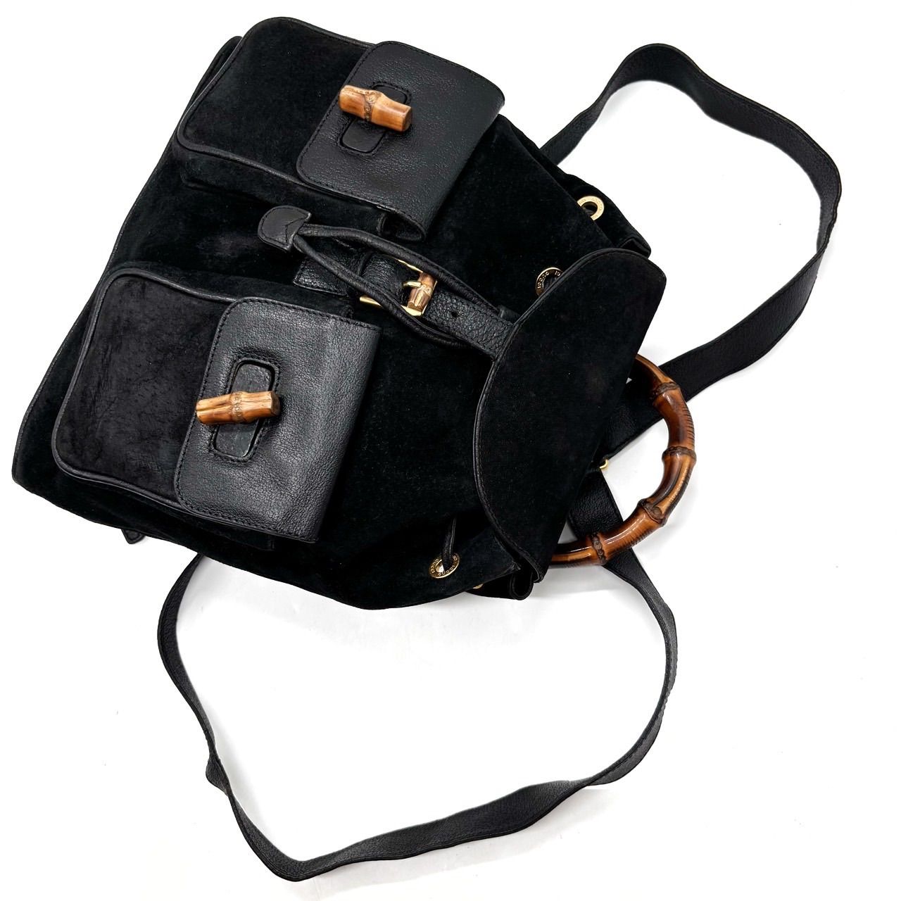 ✨良品✨ GUCCI グッチ リュック バックパック バンブー レザー