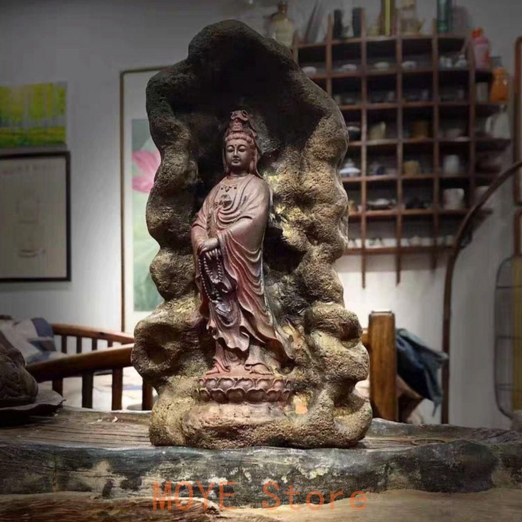 仏教美術 仏像 宝冠自在思惟菩薩像仏堂 家内 供養 銅製 彫刻 置物 開運 風水 仏教美術 仏像 宝冠自在思惟菩薩像仏堂 家内 供養 銅製 彫刻 置物 開運