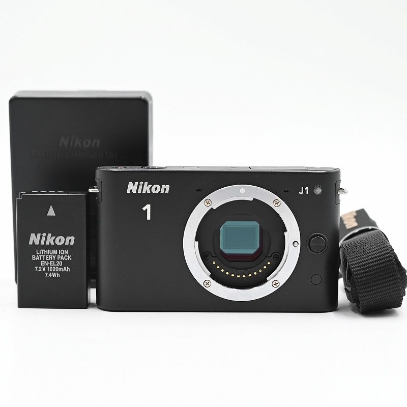 Nikon ニコン ミラーレス一眼カメラ Nikon 1 J1 ボディ ブラック ショット 数3600枚以下 ミラーレス一眼レフカメラ