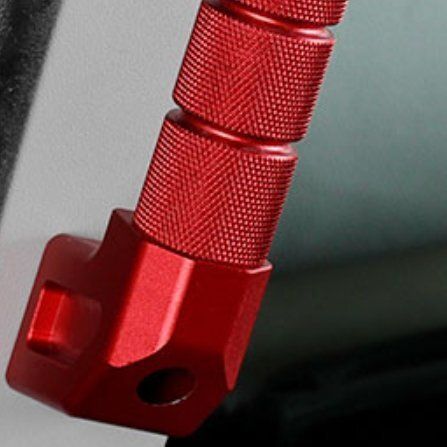 トヨタ FJ クルーザー アシスト グリップ 車内 カスタム 装飾 内装 パーツ メタリック 安全 ドア フロント 持ち手 バー フックYR売れ筋商品