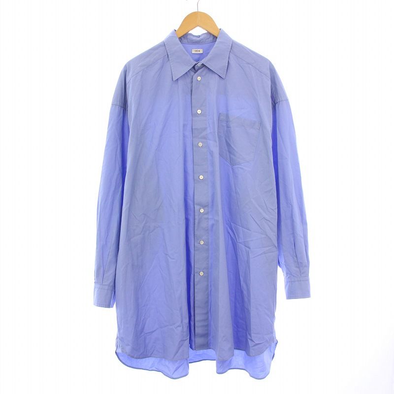 SEA - SEA ブロード 4XL マスキュリンシャツ SEA｜コットンブロード 4XL マスキュリンシャツ 110722407-rf