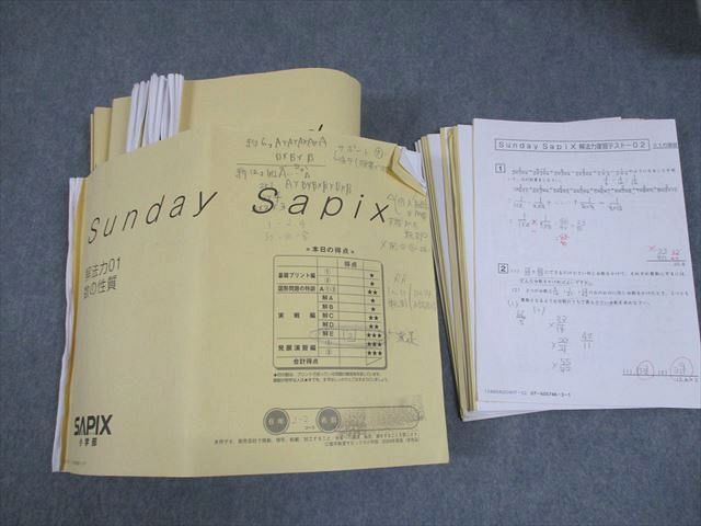 SAPIX サピックス 小6 算数 SS特訓 Sunday SapiX 解法力01～14