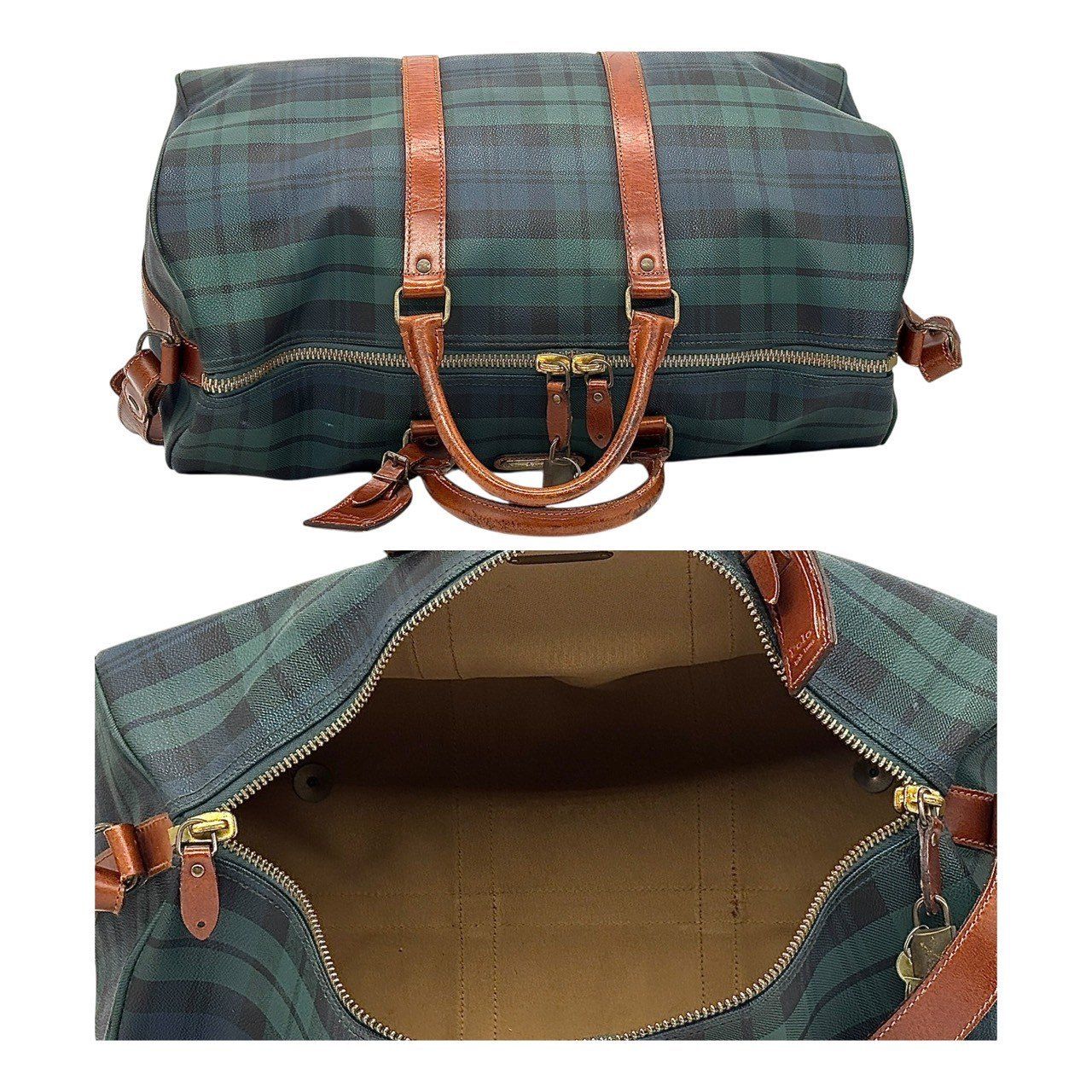 良品✨ ポロラルフローレン 大容量 ボストンバッグ タータンチェック 2way 旅と日常を格上げする名品✨】 POLO RALPH LAUREN ポロラルフ