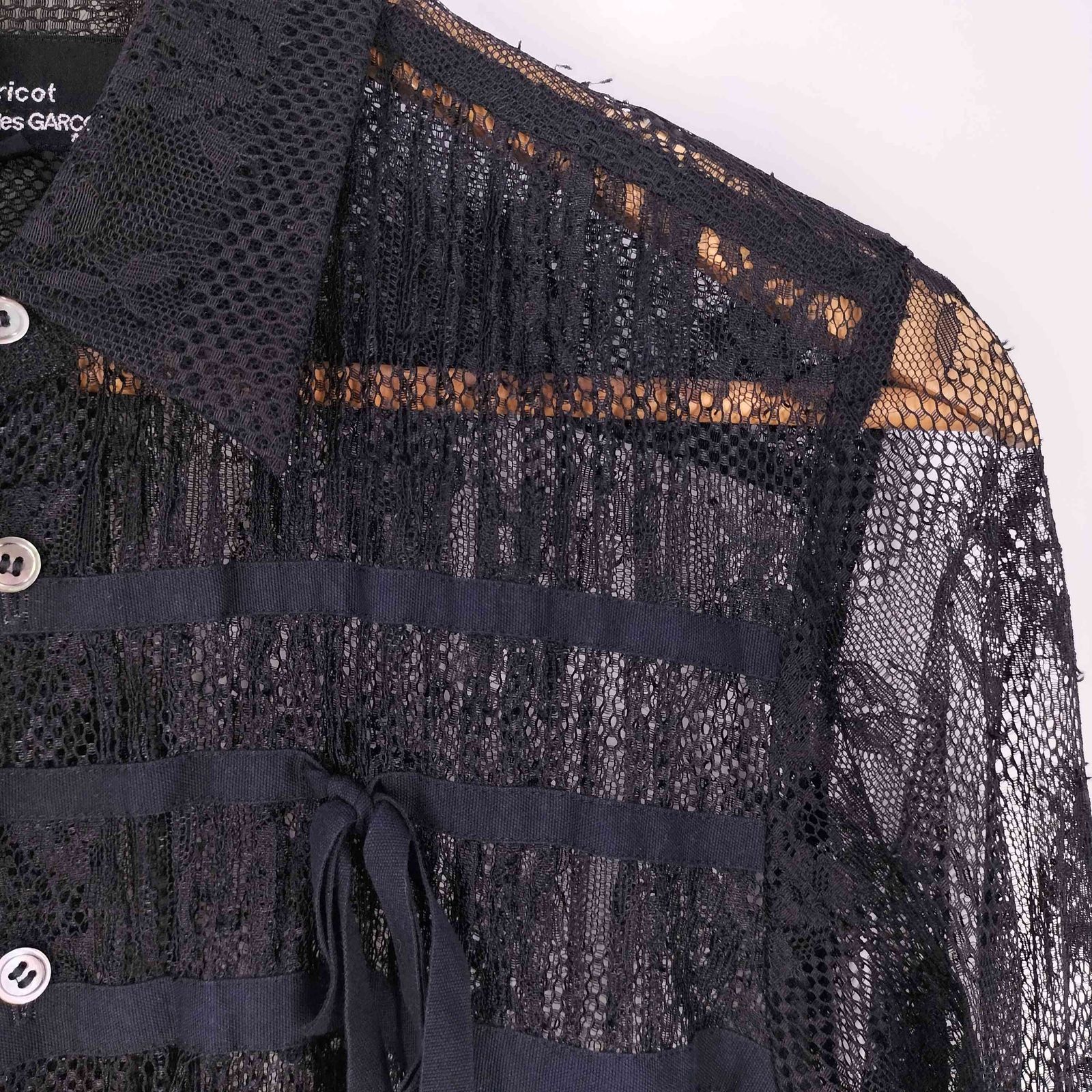 トリココムデギャルソン tricot COMME des GARCONS リボン ギャザー 