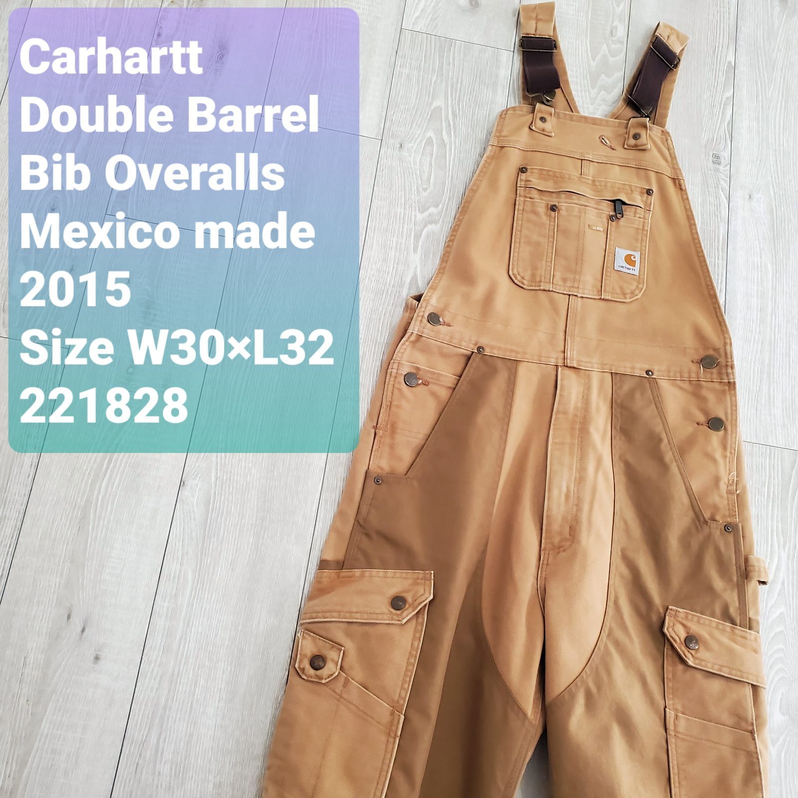 Carharttカーハート□極美品 2015年 メキシコ製 12oz Double BARRELL 