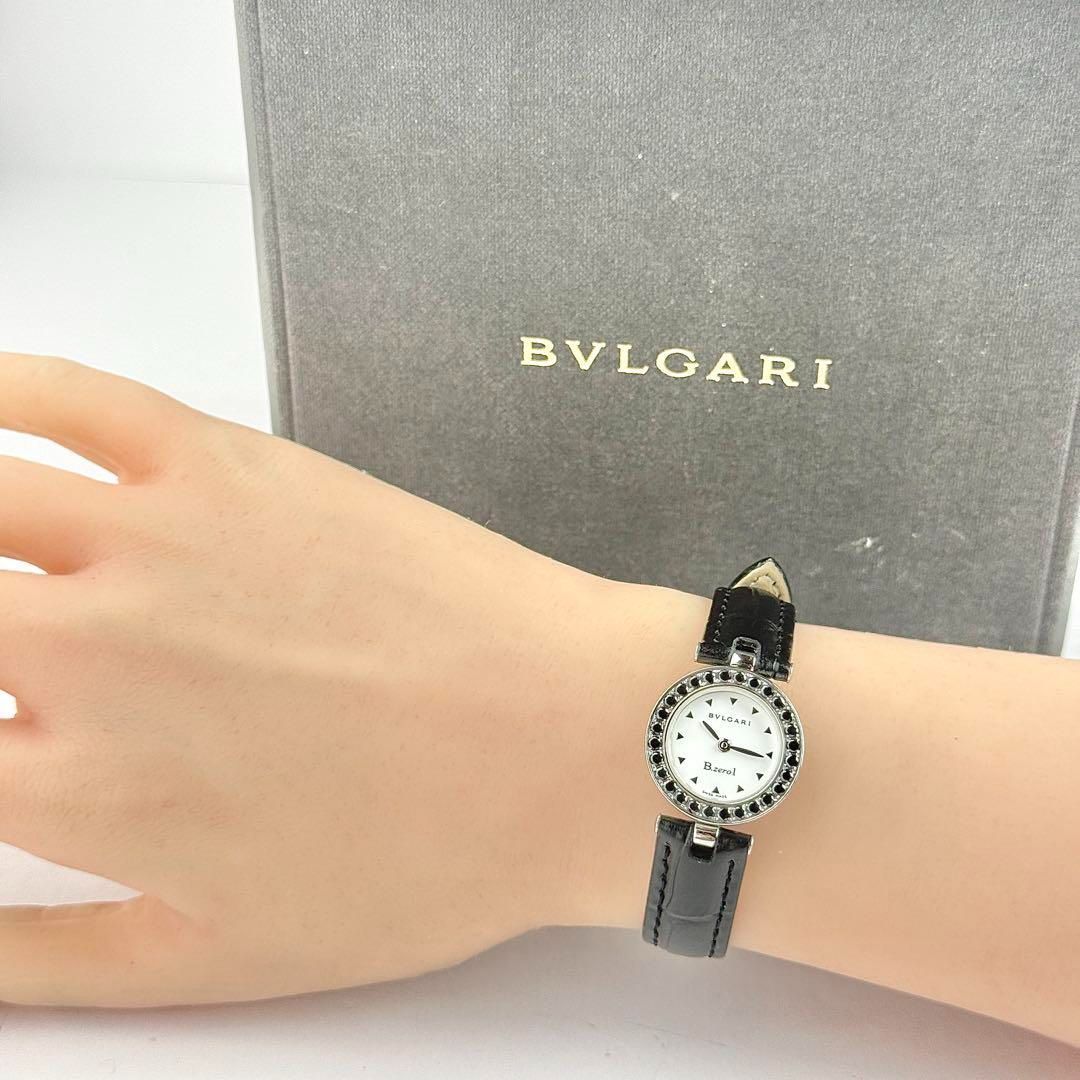 ブルガリ ビーゼロワン BZ22S ブラックダイヤベゼル ベルト 電池 レディース 腕時計 530
