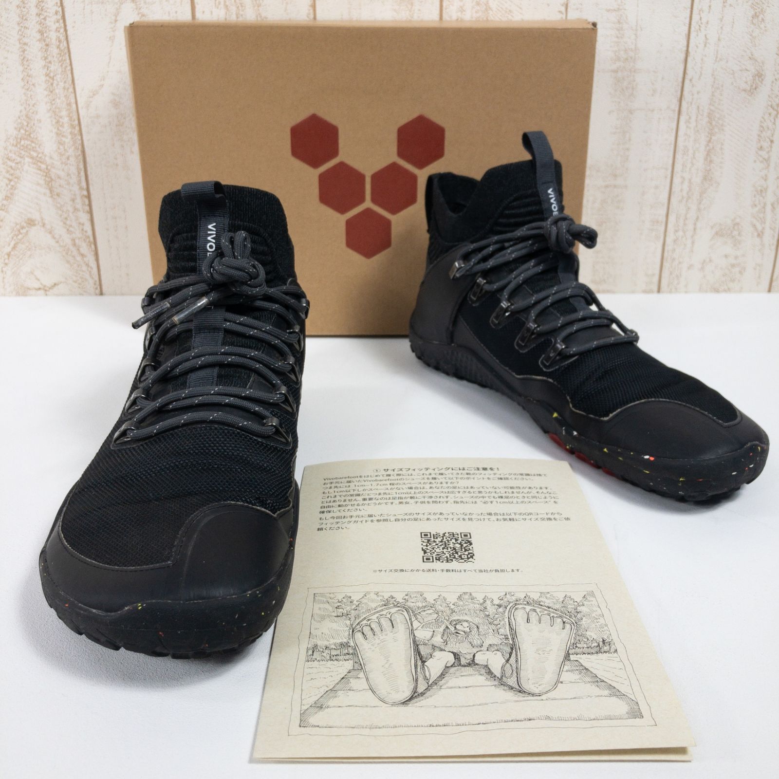 Men's 26.6cm ブラック系】 Vivobarefoot ( ビボベアフット