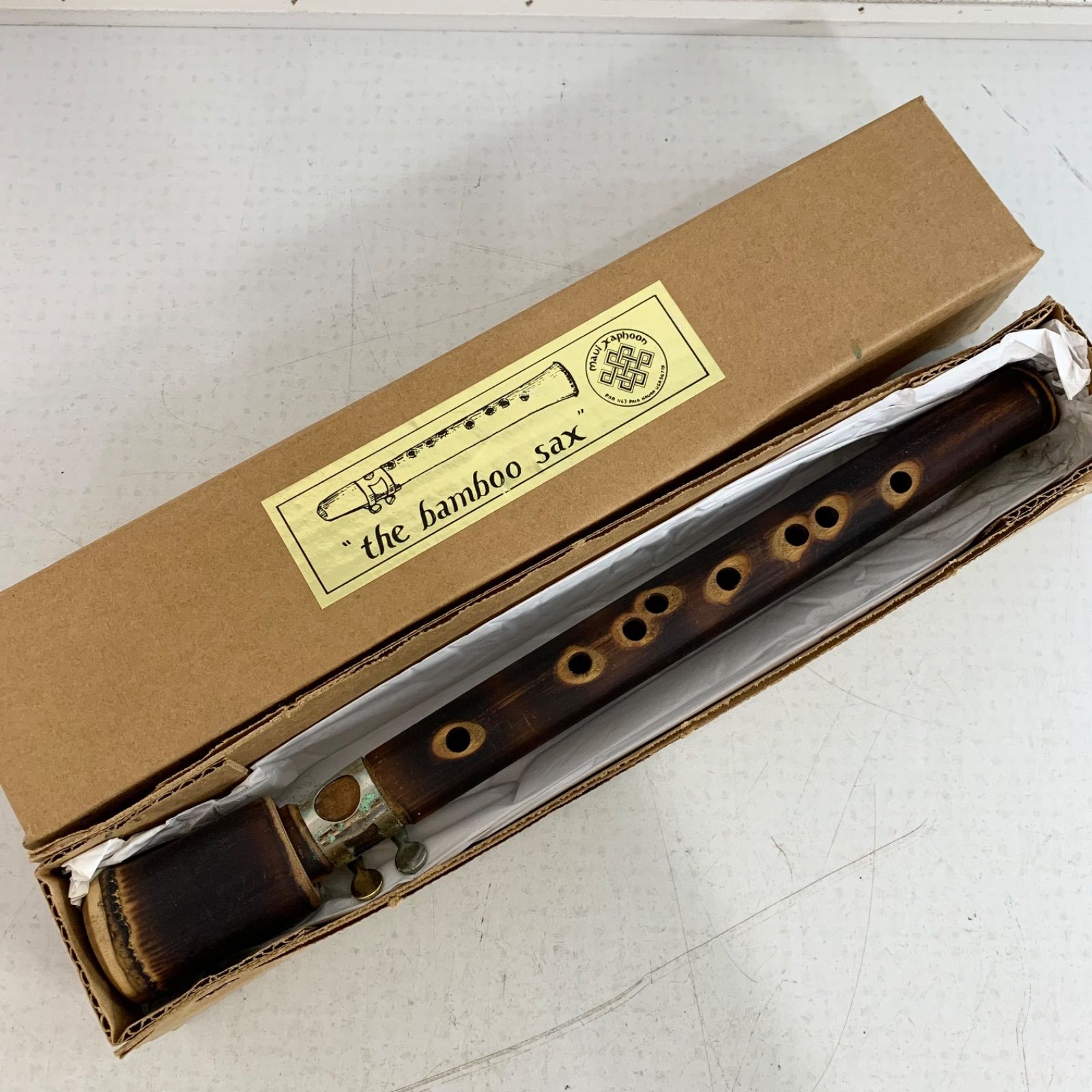 Maui Xaphon マウイ ザフーン バンブーサックス 竹菅 Maui Xaphon マウイ ザフーン ポケットサックス 竹菅 「the bamboo sax