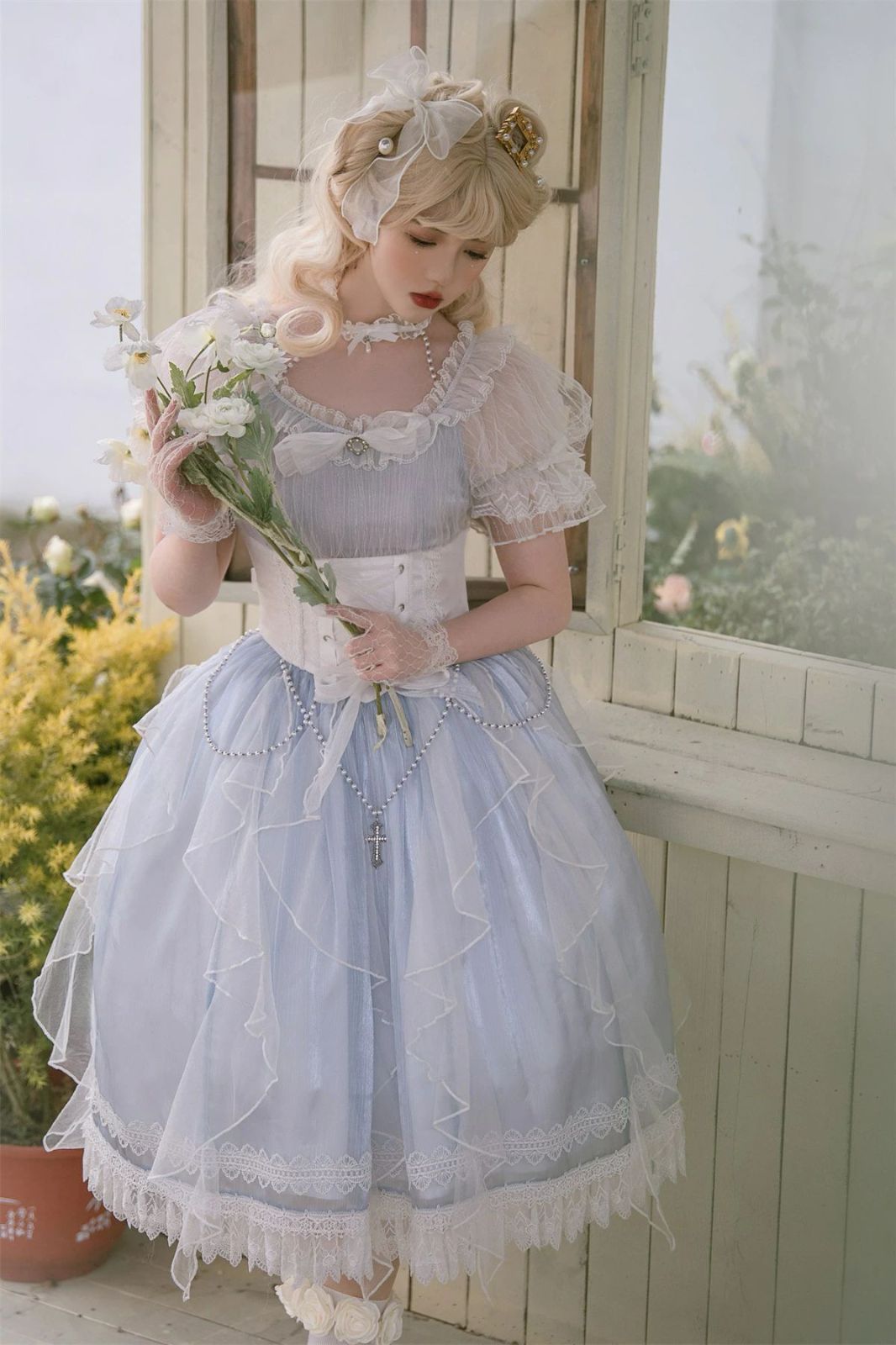 コスプレ 仮装 ロリータメイド服 ゴスロリ ワンピース メイド セット レディース 本格 ロリータ jskワンピース スイート 大人用 ミニスカー