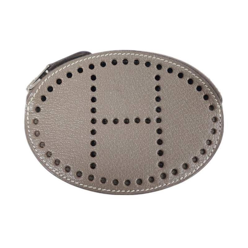 HERMES エルメス エブリン コインケース エトゥープ シェーブル コンパクトウォレット ユニセックス 22504K381
