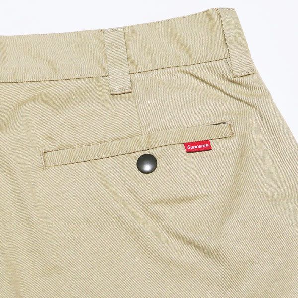 美品 SUPREME シュプリーム WORK PANT ワーク パンツ カーキ