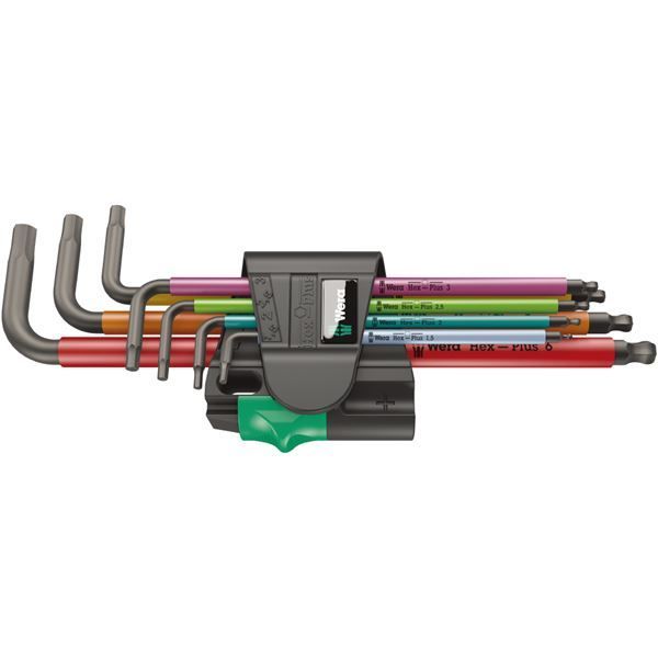 WERA ヴェラ ボールヘックス L型 レンチ L型 レンチ 7本組セット 1.5ー6.0mm 022534 工具 ツール DIY 作業工具 道具
