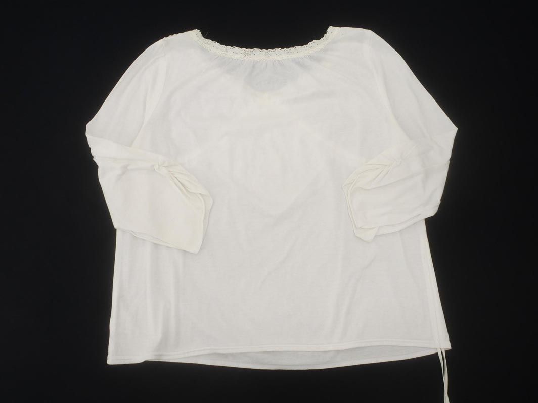 美品/クリッツィア EVEX by KRIZIA カットソー 表記 42号 L 11号 相当 白 ホワイト レディース 春 秋 トップス 長袖 綿100 コットン EVEX by KRIZIA エヴェックスバイクリツィア ゼブラ柄