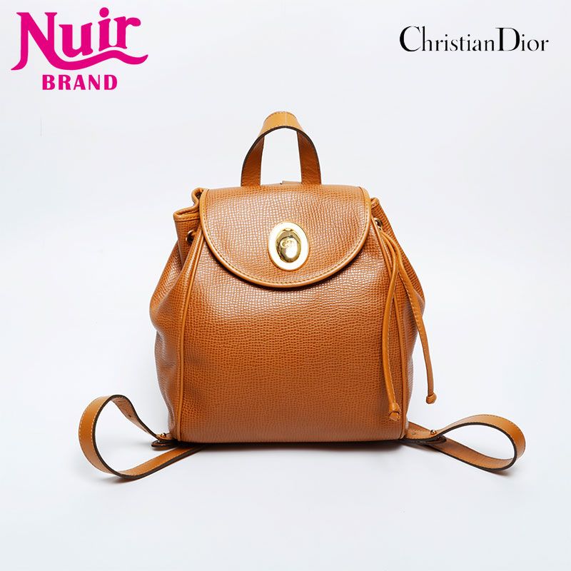 Christian Dior クリスチャンディオール リュック レザー CHRISTIAN DIOR クリスチャンディオール ロゴ リュック