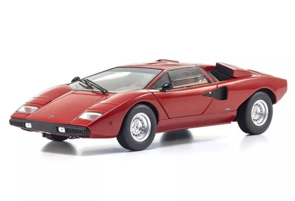 新品】ミニカー 1/18 ランボルギーニ カウンタック LP400(レッド