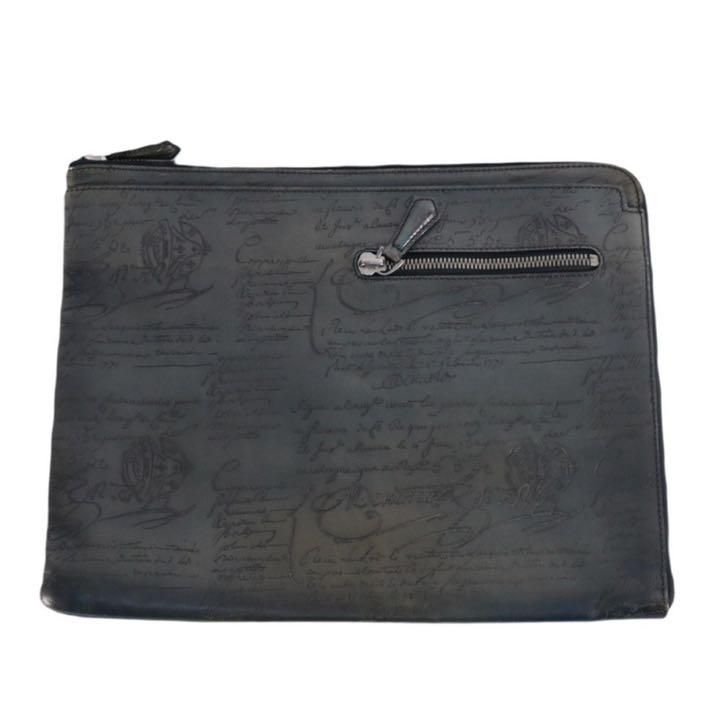 美品 BERLUTI クラッチバッグ オーグラジュール カリグラフィー定価30 