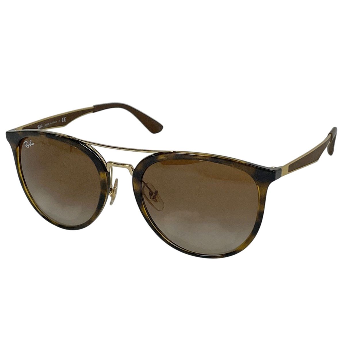 レイバン Ray-Ban ロゴ サングラス グラデーション アイウェア メンズ サングラス プラスチック GP ブラウン レディース