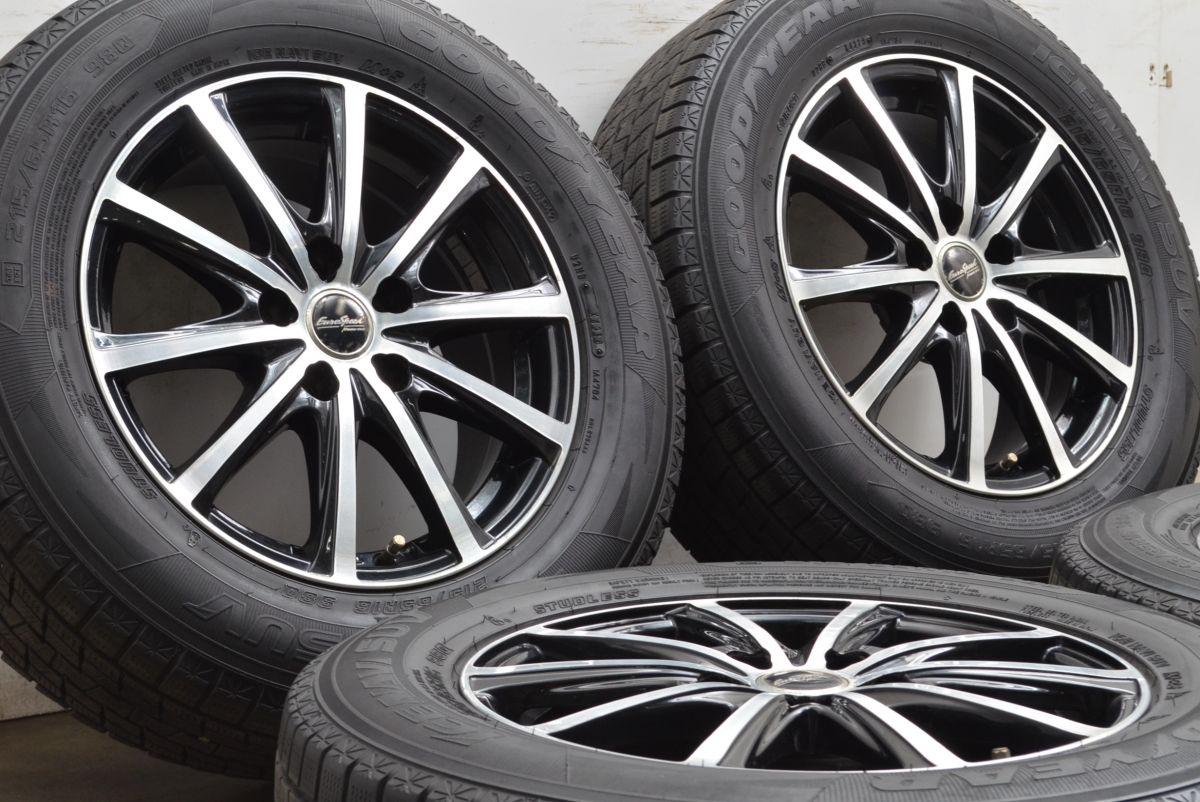 車 【交換用】ユーロスピード 16in 6.5J +38 PCD114.3 グッドイヤー 