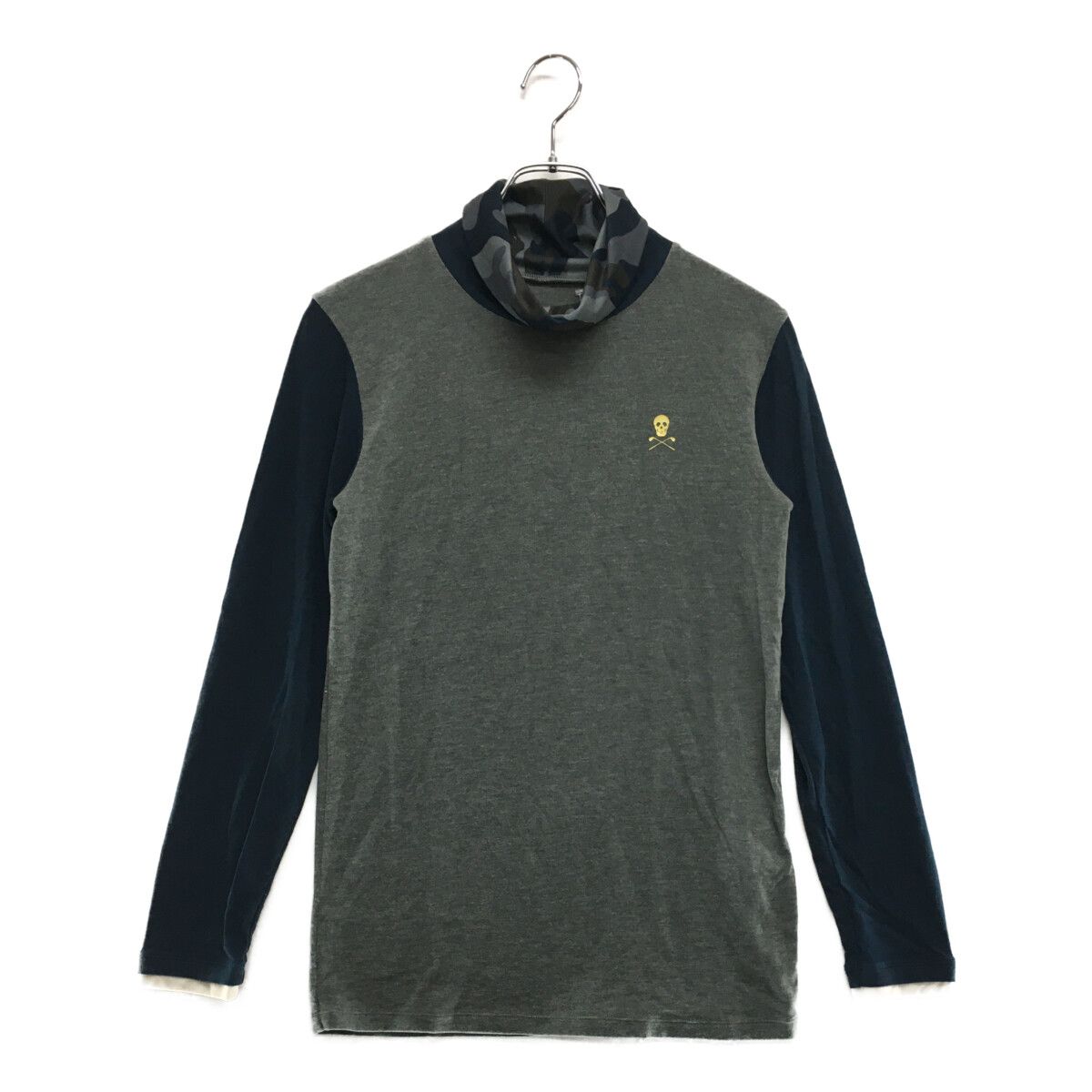 中古 メンズ マークアンドロナ MARK&LONA 長袖シャツ SM 黒×グレー