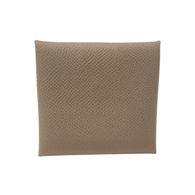 エルメス HERMES バスティア W刻 エトゥープ エプソン レディース コインケース