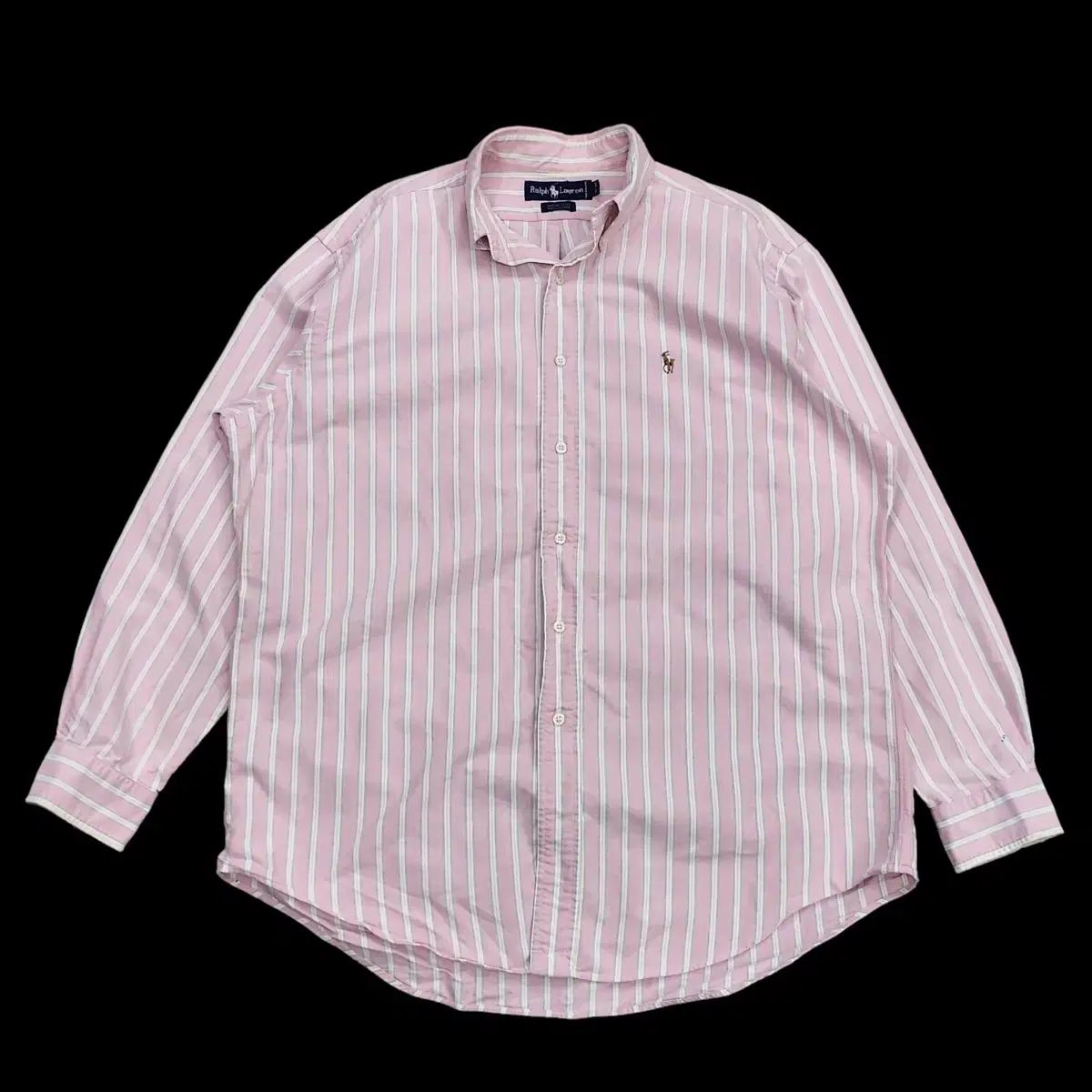 【雷市場（ポンジャン）商品韓国直送】L POLO RALPH LAUREN(ポロラルフローレン) ヴィンテージ オックスフォード ストライプ シャツ