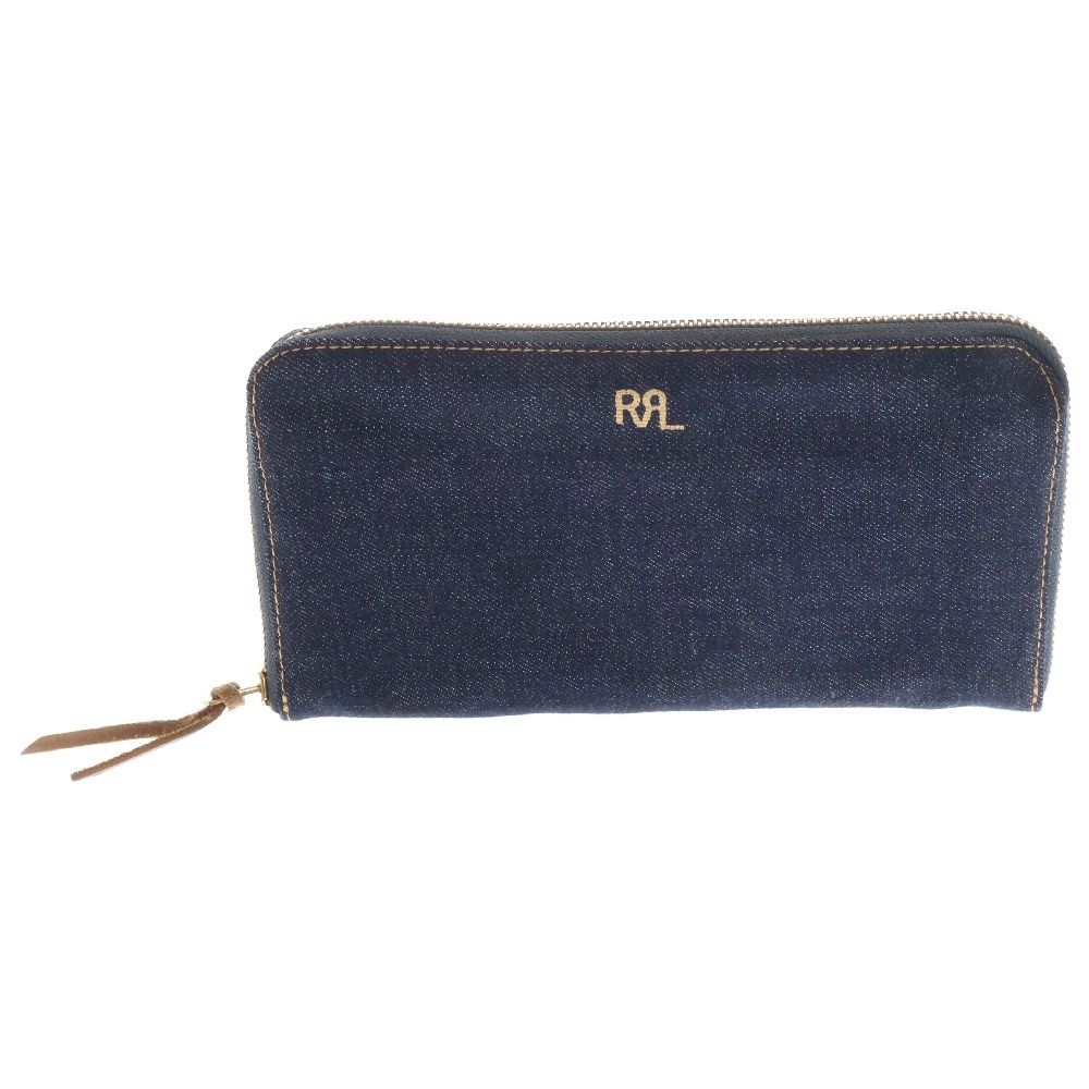 RRL】インディゴ デニム トラベル ウォレット RRLIndigo Denim Travel