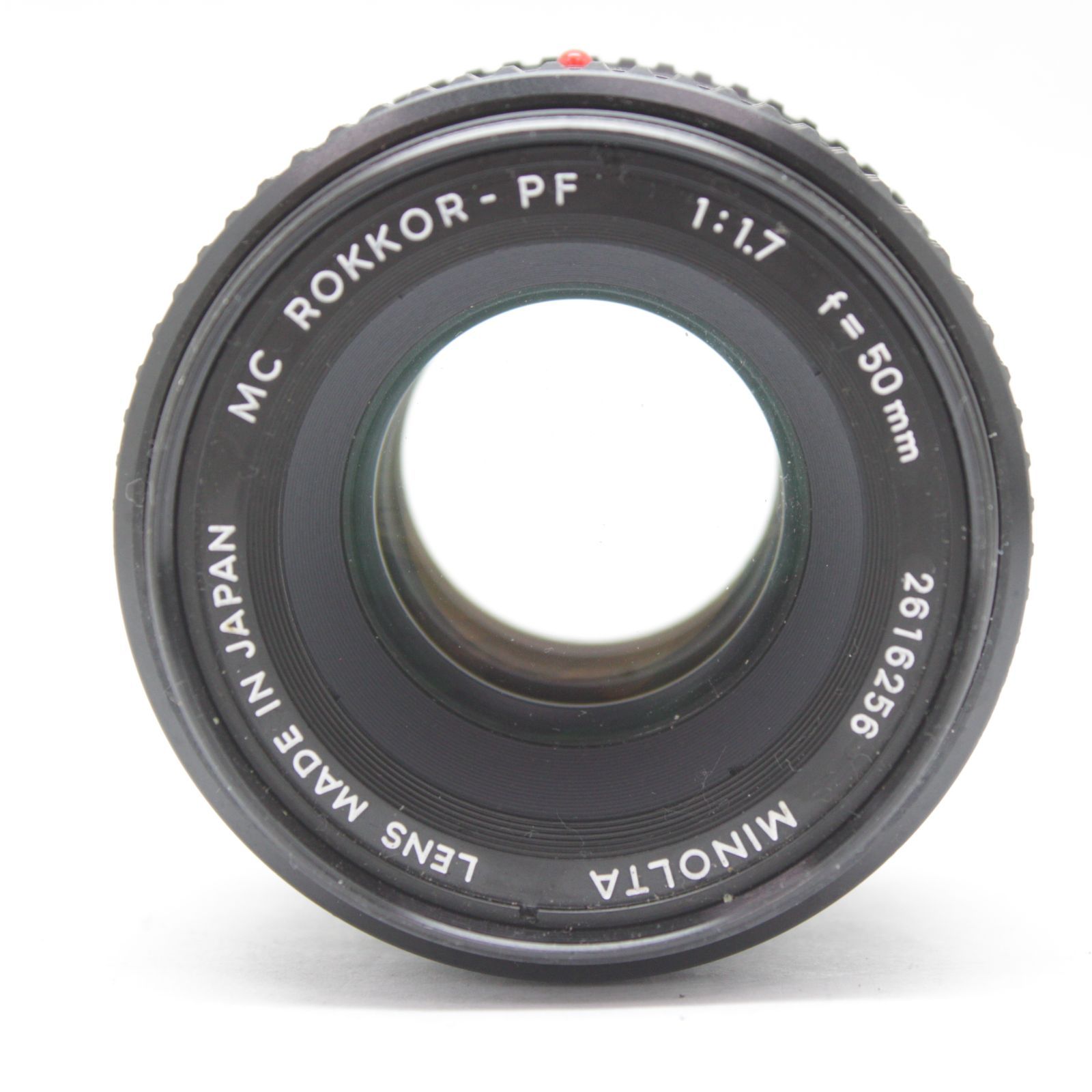 MINOLTA MC ROKKOR-PF F50㎜ 1:1.7 ミノルタ 中古 □中古 MINOLTA MC ROKKOR-PF 1:1.7 f=50mm マニュアル