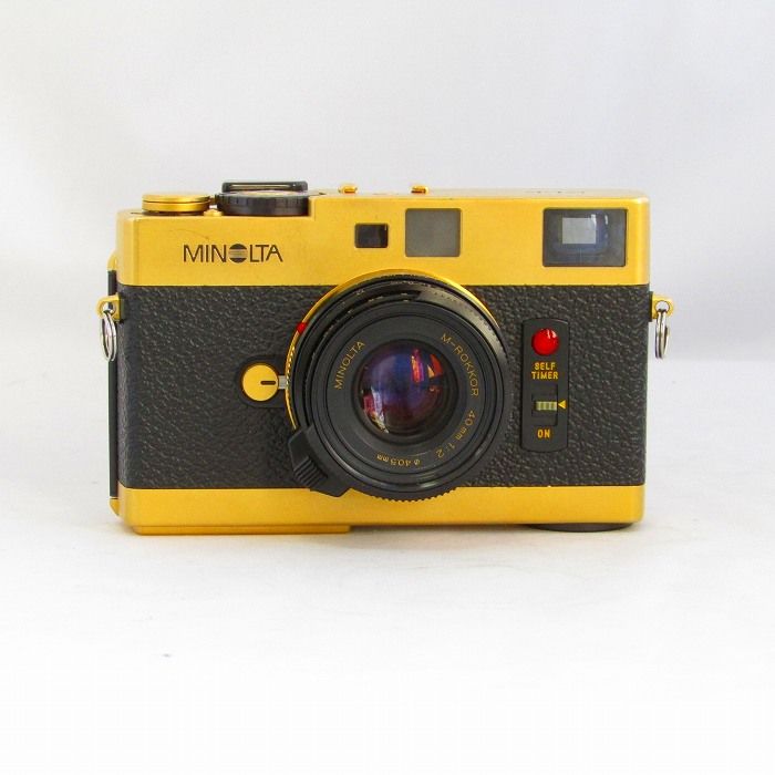 MINOLTA ミノルタ CLE ゴールド + M-ROKKOR 40mm F2 レンジファインダー カメラ 単焦点 CLEクラブ発足記念モデル ミノルタ CLE 28⁄2.8付き Vintage Minolta CLE M-Rokkor 28mm F⁄2.8