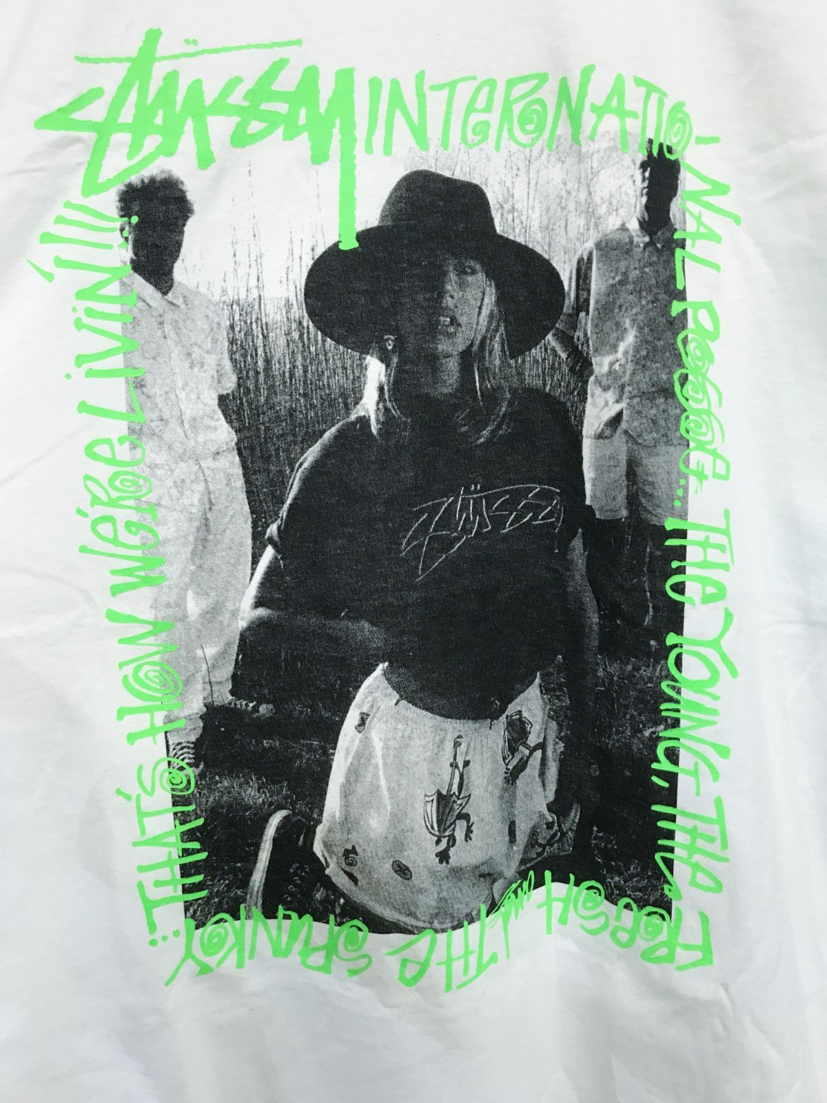 【希少】00s Stussy Laura T-Shirts ローラ Tシャツ STUSSY (ステューシー) 00s ローラ フォト Tシャツ(S/S LAURA TEE