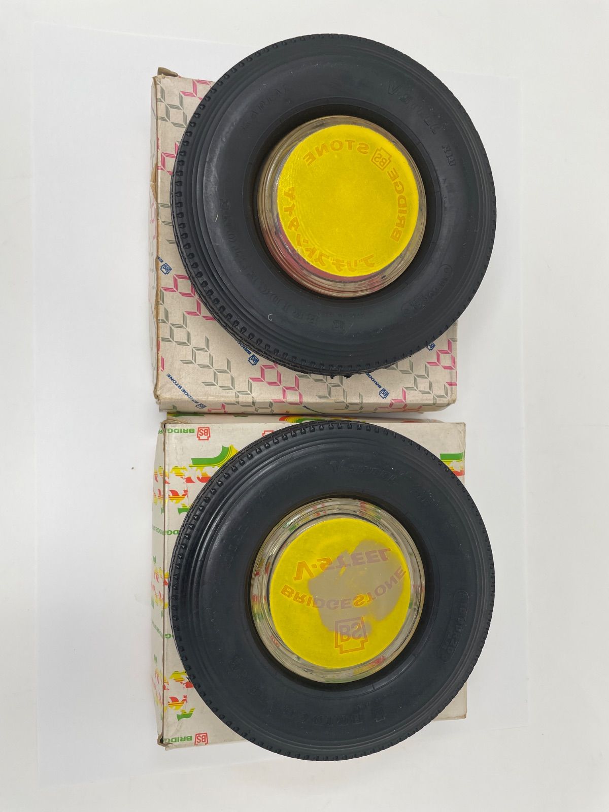 ブリヂストン タイヤ型灰皿 2個セット BRIDGESTONE 昭和レトロ