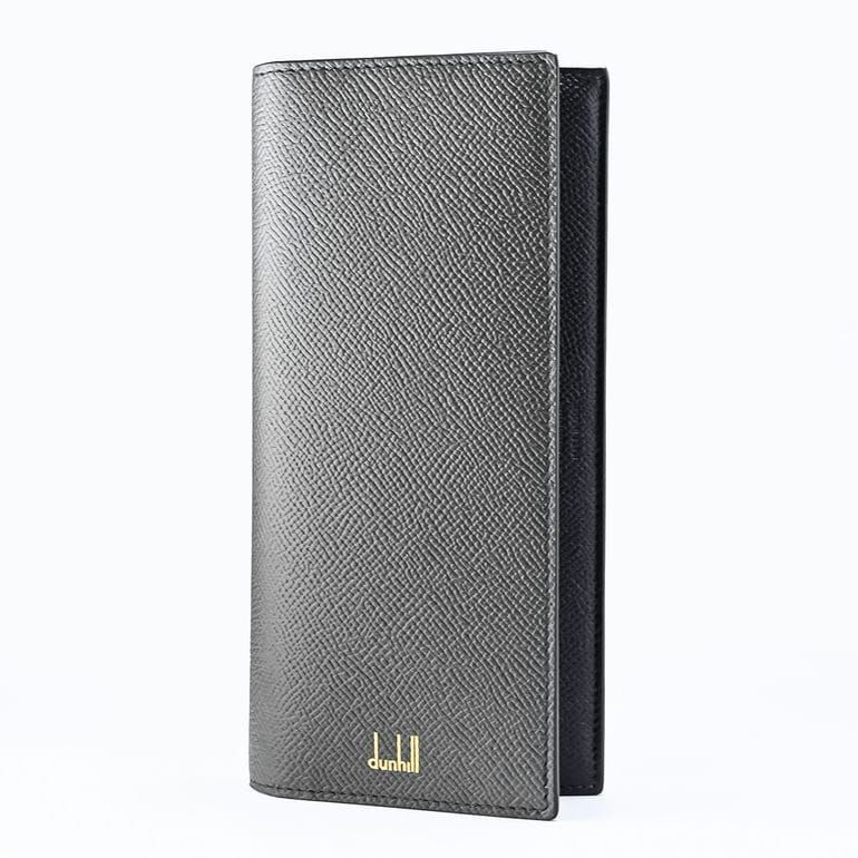★美品★dunhill ダンヒル 長財布 札入れ レザー クロコ型押し dunhill □美品□ ダンヒル クロコダイル型押しレザー 長財布