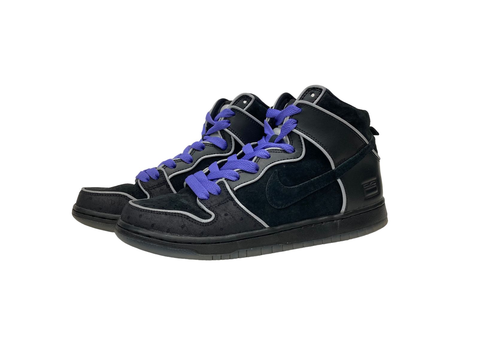 NIKE ナイキ SB DUNK HIGH ダンク ELITE BLACK PURPLE BOX ブラック パープル ボックス スニーカー  833456-002 26.5cm US8.5 メンズ /027