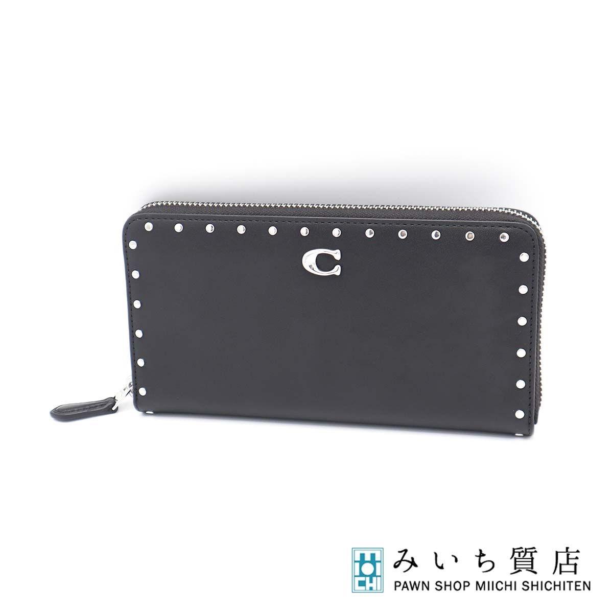 COACH コーチ アコーディオンジップウォレット・リベット CU707 グラブ 