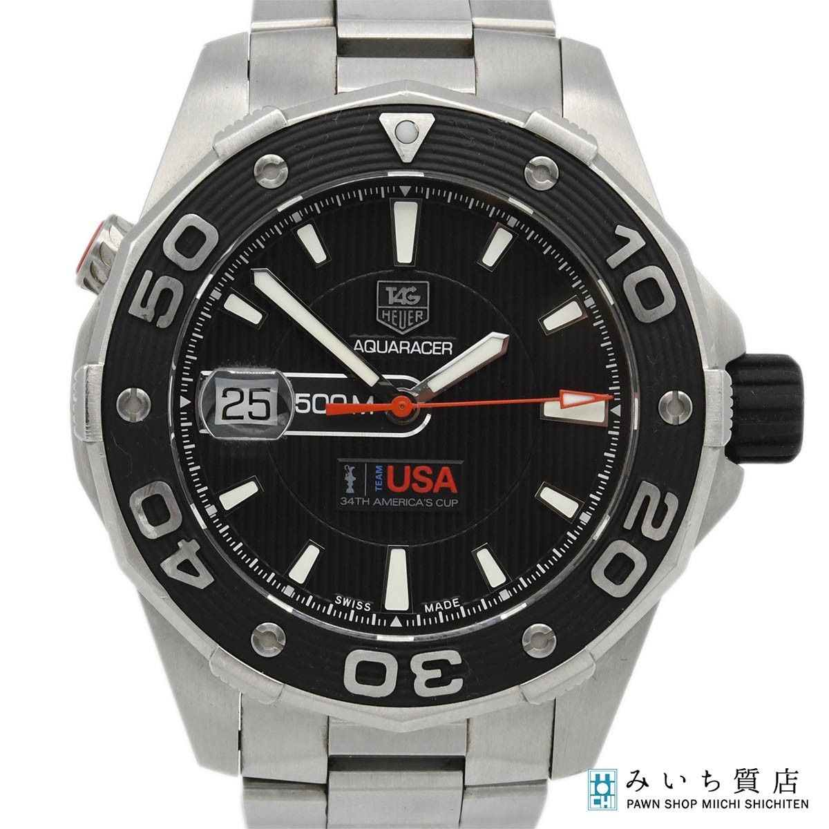 稼働 腕時計 TAG HEUER タグ・ホイヤー アクアレーサー アメリカ