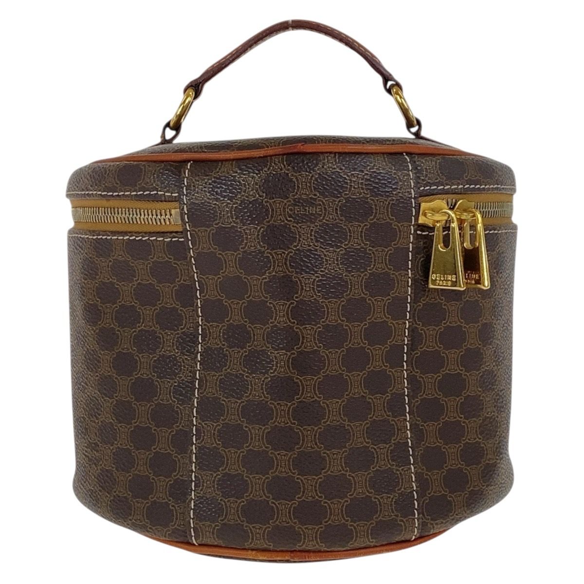 美品 CELINE ヴィンテージ マカダム バニティバッグ ハンドバッグ レザー 楽天市場】CELINE セリーヌ M95 マカダム柄バニティバッグ