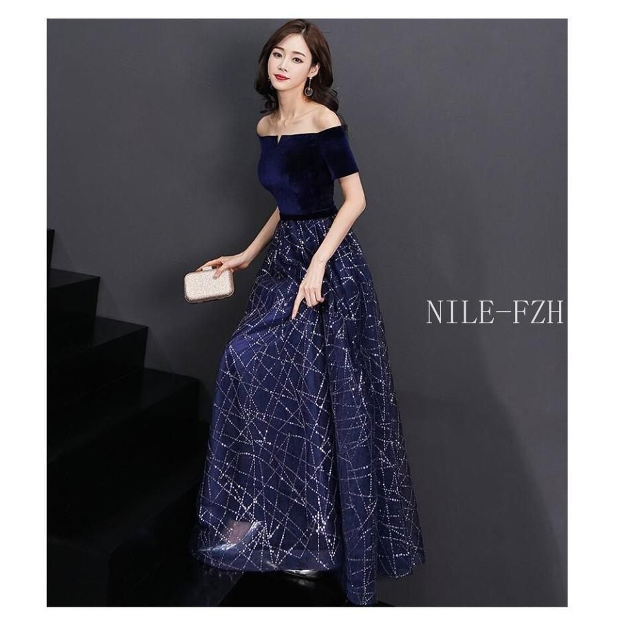 aラインワンピース オフショルダー